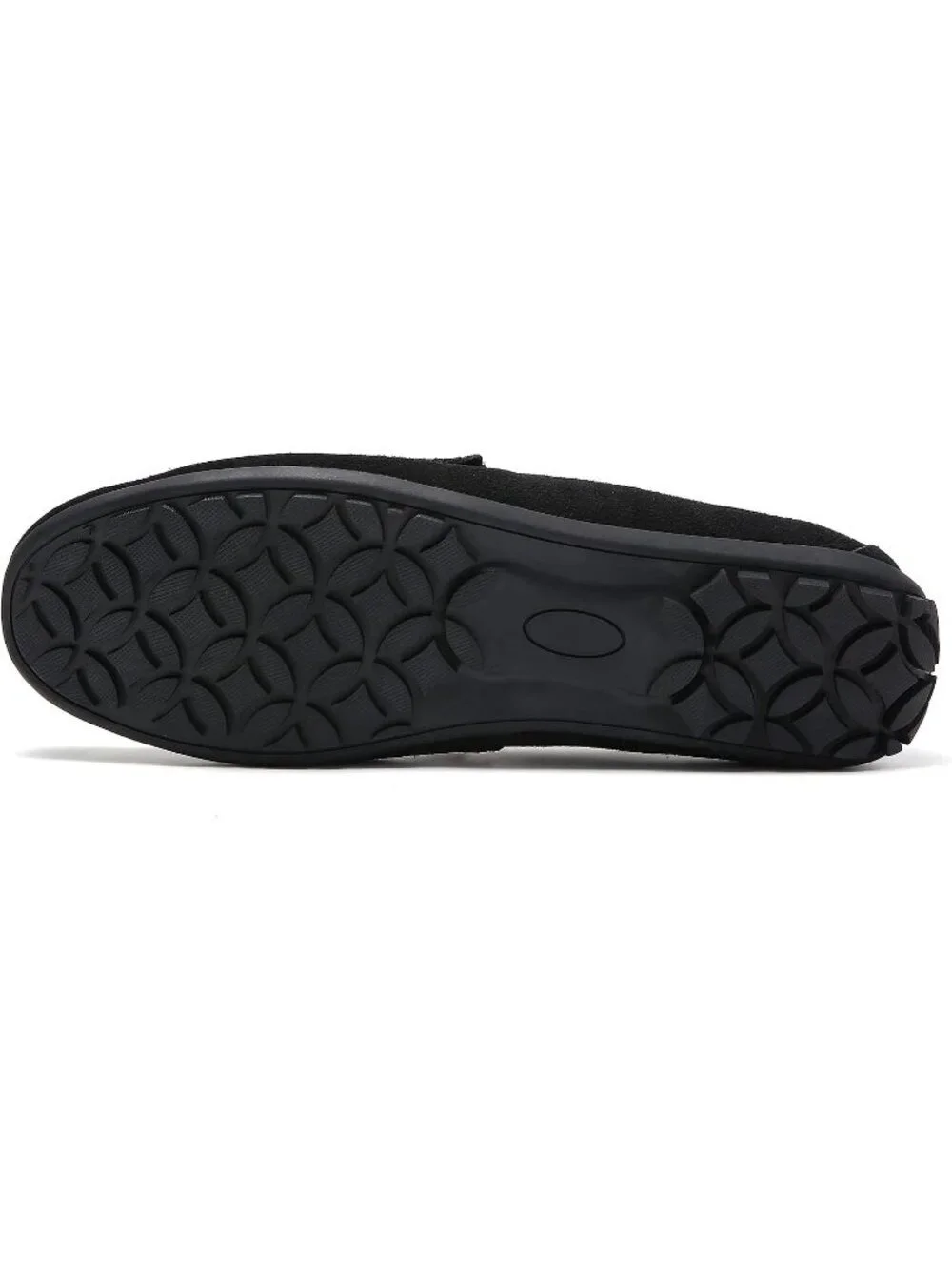 FASHION Men's Black Suede Leather Loafers Penny Slip On Walking Casual Shoes